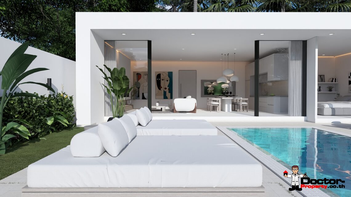 Tropical 1 Bedroom Pool Villa in Chaweng, Koh Samui – For Sale